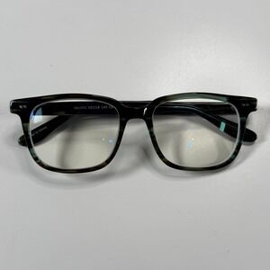 Eyebuydirect Pacific Striped Blue Rectangle Eyeglass Frame Only 53-18-145 C6